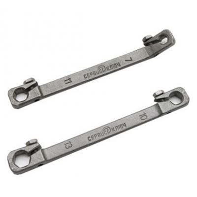 Raktas žarnelėms su varžtu 10x11mm (19001-6)