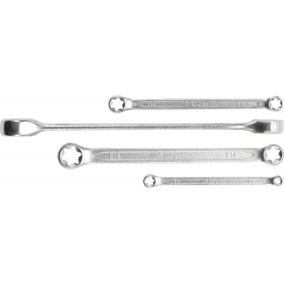 Raktų rinkinys E tipo (torx) galvutėmis | E6xE8 - E20xE24 | 4 vnt. (2264) 