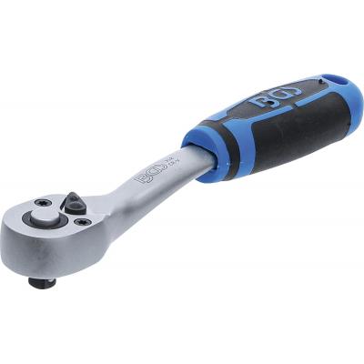 Rankena galvutėms terkšlinė | smulkūs dantukai | 6.3 mm (1/4