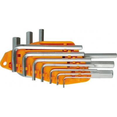 Šešiakampių raktų komplektas / hex / 10vnt. 1,5 - 10mm (56393)
