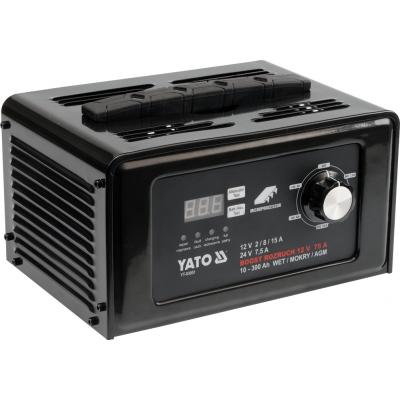 Skaitmeninis pakrovėjas DC 12V 15A / DC 24V 7.5A su 75AMP | užvedimo funkcija (YT-83051)