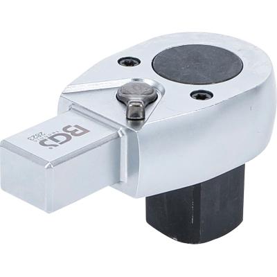 Terkšlinė reversinė galvutė jėgos raktui | įstatoma 14 x 18 mm | smulkūs dantukai | 20 mm (3/4
